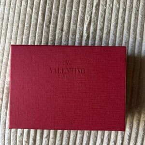 Valentino Garavani Rockstud leather card holder / small wallet